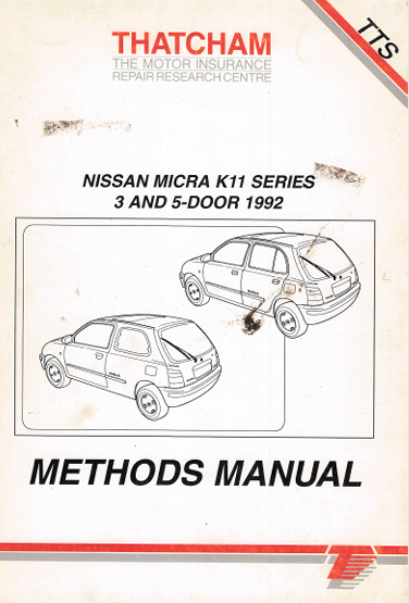 1992 Nissan Micra K11 Workshop & Body Repair Manual (3 & 5 Door) – Instant PDF Download