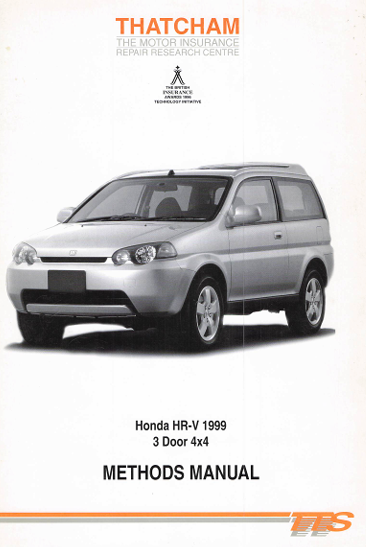 1999 Honda HR-V 3-Door 4x4 Repair & Workshop Manual (PDF Download)