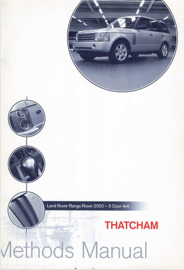 2002 Land Rover Range Rover 5-Door 4x4 Body Repair Manual (PDF Download)