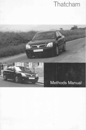 2002 Vauxhall Vectra Body Repair & Workshop Manual PDF – Instant Download